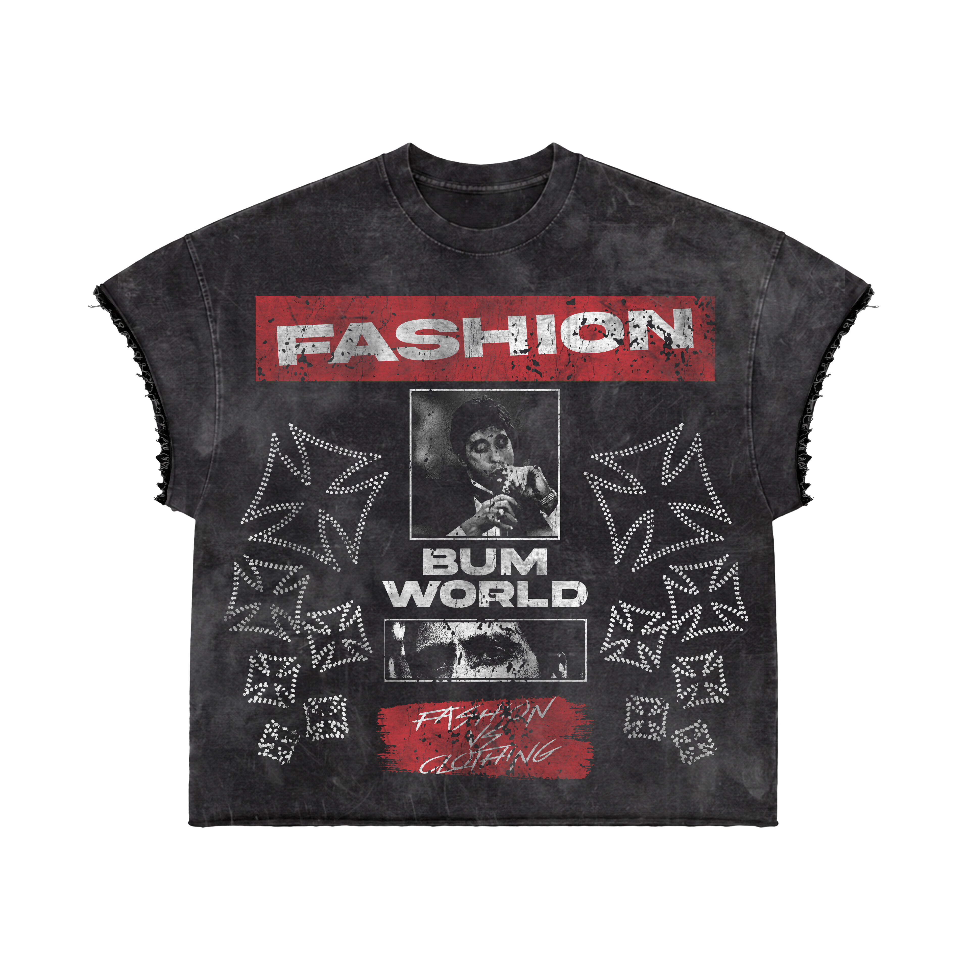 Vintage Black Bum World shirt